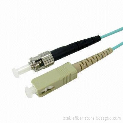 MM Duplex/Simplex SC-ST OM4 Patch Cord with Ultra Low Back Reflection and Low Insertion Loss